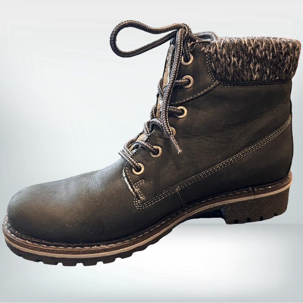 Artica Browns Waterproof Laceup Ankle Boots 39